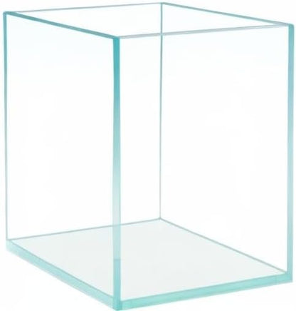Nano Tall Rimless Frameless Extra Clear Glass Aquarium, Low Iron Glass Tank, 5mm Glass, White Leveling Mat Included, w/Lids Options