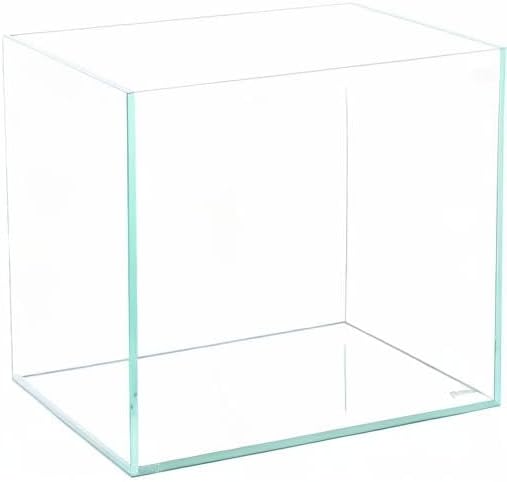 Ultra Clear Rimless Aquarium Tank 6-60 gallons Low Iron Glass (4.6Gal - Top Glass Canopy)
