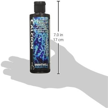 Brightwell Aquatics Calcion Concentrated Ionic Calcium Supplement for Reef & Saltwater Aquariums Supports Coral Growth Aragonite Formation No Phosphate, 250 ml