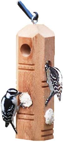 Wildlife Sciences Suet Plugs 48 Pack, Case of 12 Individually Wrapped 12 oz 4 Packs (Insect & Nuts)