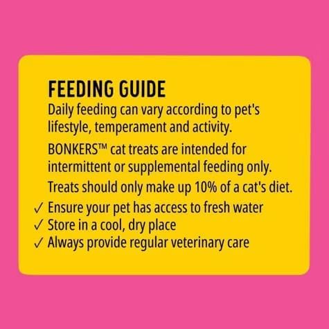 Bonkers Purrpops Freeze Dried Tuna & Salmon Flavor Lollipop Cat Treats, Healthy Real Meat Treats, Training Treats or Food Topper, for All Breeds and Ages, Value Pack (18 Pieces)