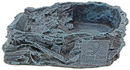 RUIAN Reptile Feeding Bowl Dish Bearded Dragon Food Water Terrarium Dish for Lizards, Geckos, Snakes, Tortoises, Chameleons(Large)