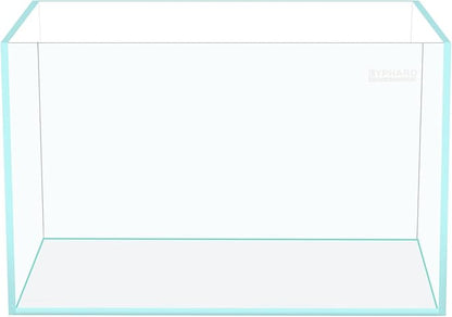 LYPHARD AQUARIUMS 15 Gallon Rimless Aquarium, Ultra Clear Glass Low Iron Rectangular Fish Tank L19.6×W13×H13.8 Inches Thickness 6mm with EVA Foam Mat Included