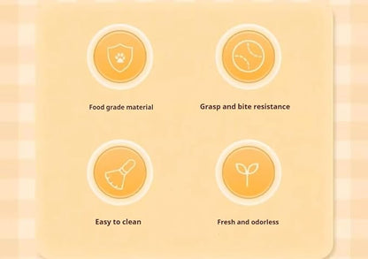 Indoor Cat Interactive Toy 360-degree Automatic Rolling Toy with Floor Flashing and Random Rolling for Cats and Dogs. Continuous Excitement, Fun and Stimulation for Your Cats and Dogs-(Red)