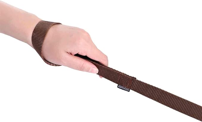 AMAGOOD 6 FT Cat Leash, Strong and Durable Traditional Style Leash with Easy to Use Collar Hook,Cat Lead Great for Cats (3/8 in x 6 ft(Pack of 1), Brown)