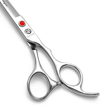 Purple Dragon 5"/5.5"/6"/6.5"/7"/7.5"/8"/9"/10" Sharp Edge Hair Cutting Shears Pet/Puppy/Cat Grooming Scissors with Bag - Perfect for Barber or Dog Groomer