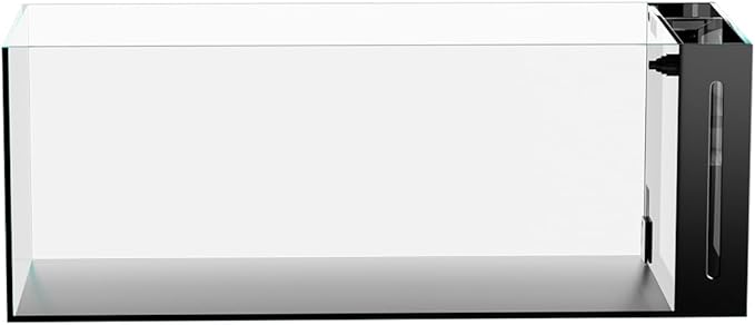 Ultra Clear Rimless Aquarium Tank Low Iron Glass Side Filtration + Anti-Jumping net (60Gal)