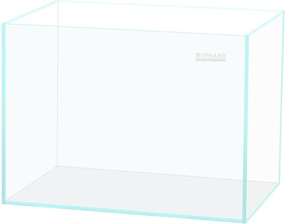 LYPHARD AQUARIUMS 9.5 Gallon Rimless Aquarium, Ultra Clear Glass Low Iron Small Fish Tank for Betta, L15.7×W11.8×H11.8 Inches Thickness 5mm with EVA Foam Mat Included