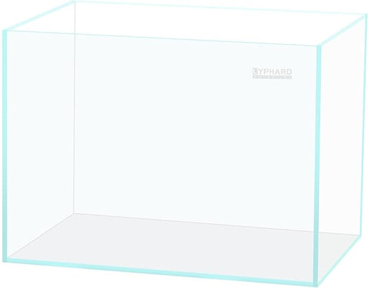 LYPHARD AQUARIUMS 9.5 Gallon Rimless Aquarium, Ultra Clear Glass Low Iron Small Fish Tank for Betta, L15.7×W11.8×H11.8 Inches Thickness 5mm with EVA Foam Mat Included