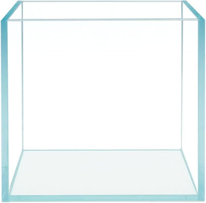 Cube Rimless Frameless Extra Clear All Glass Aquarium, Low Iron Glass Tank, 5mm Glass, White Leveling Mat Included, w/Lids Options