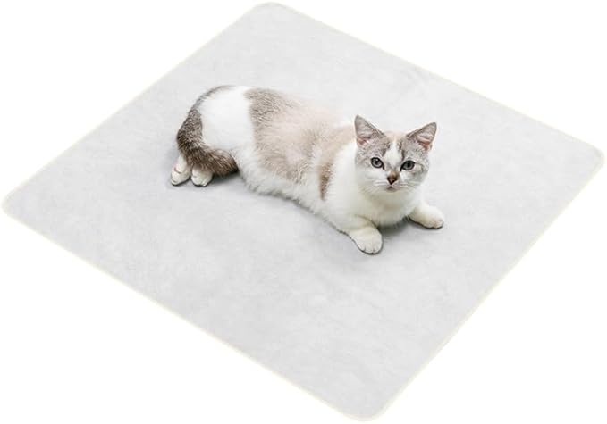 35.43" Extra Large Cat Grooming Wrap,Soft Self-stick Cat Burrito Restraint Blanket Grippy Cloth for Large Cats & Small Dogs Medicine,Nail Clipping,Ear Cleaning,Teeth Brushing Anti-Scratch Anti-Escape