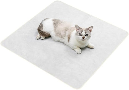 35.43" Extra Large Cat Grooming Wrap,Soft Self-stick Cat Burrito Restraint Blanket Grippy Cloth for Large Cats & Small Dogs Medicine,Nail Clipping,Ear Cleaning,Teeth Brushing Anti-Scratch Anti-Escape