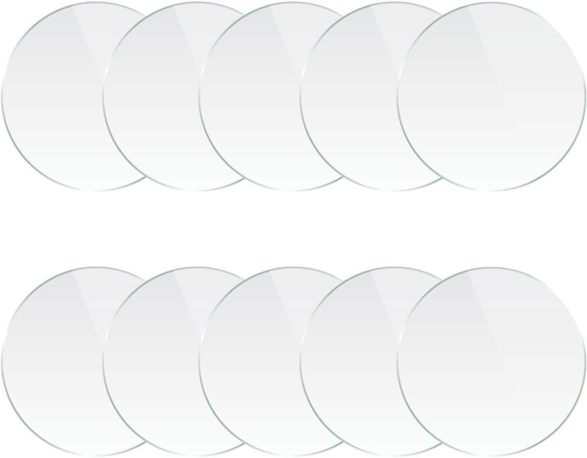 Double Sided 3m Adhesive Sticky Pads - 7 cm - 10 Pack - Strong Adhesive for Suction Cup Cat Toys - Compatible with Interactive Bird Simulation Toys - Suction Cup Sticky Pad Replacement