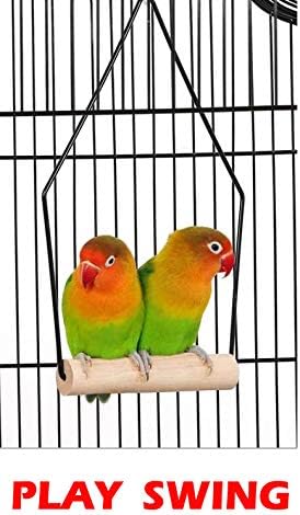 Large 36-Inch Portable Bird Flight Cage for Canary Parakeet Cockatiel Lovebird Finch Small Parrot Budgies Travel Bird Cage