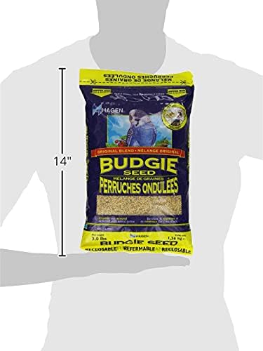 Hagen Parakeet/Budgie Staple Vme Seed, 3-Pound