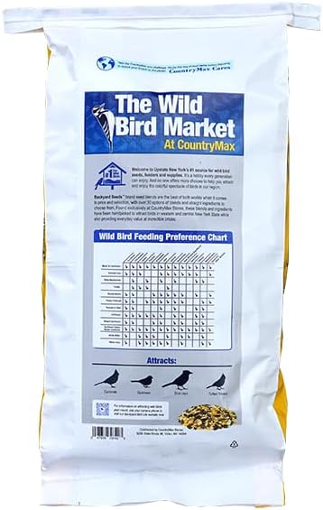 Backyard Seeds Value Blend Economy Mix Wild Bird Seed 20 Pounds