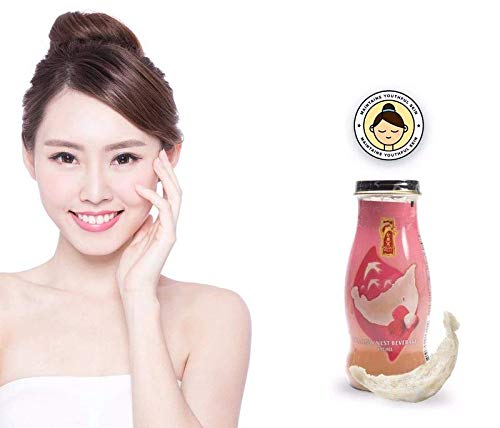Golden Nest Premium Bird Nest Drink, Swallow Bird Nest 100% Natural - Made in USA, (燕窩) 12 bottles x 240 ml (8oz) (Lychee)