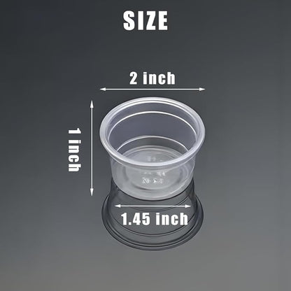 100Pieces 1oz Crested Gecko Food Cups