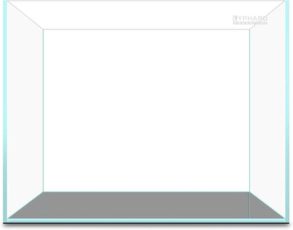 LYPHARD AQUARIUMS 2.5 Gallon Rimless Aquarium Tank, Ultra Clear Low Iron Nano Fish Tank for Betta Shrimp, L11.8×W5.5×H9.8 Glass Thickness 5mm with EVA Foam Leveling Mat