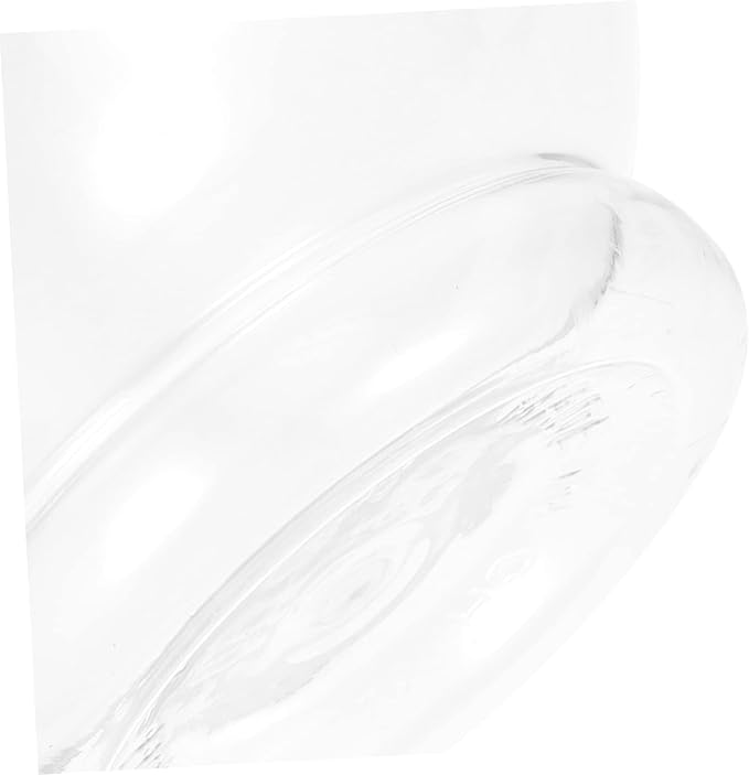 Mipcase Round Desktop Fish Bowl Plastic Small Fish Tank for Shrimp and Turtle Aquarium for Home Office and Garden Decor