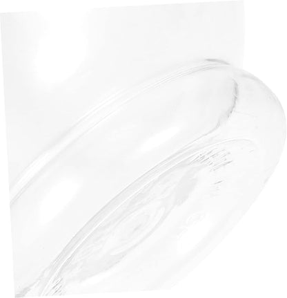 Mipcase Round Desktop Fish Bowl Plastic Small Fish Tank for Shrimp and Turtle Aquarium for Home Office and Garden Decor