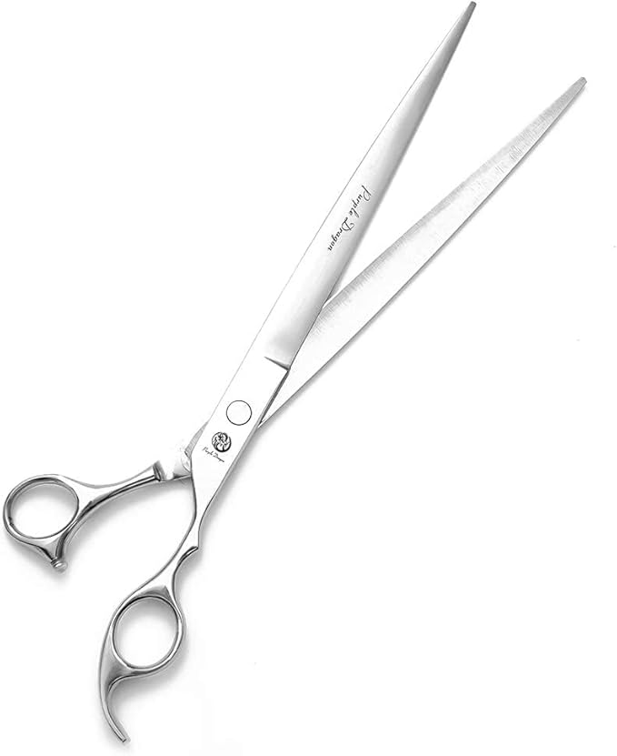 Purple Dragon 5"/5.5"/6"/6.5"/7"/7.5"/8"/9"/10" Sharp Edge Hair Cutting Shears Pet/Puppy/Cat Grooming Scissors with Bag - Perfect for Barber or Dog Groomer