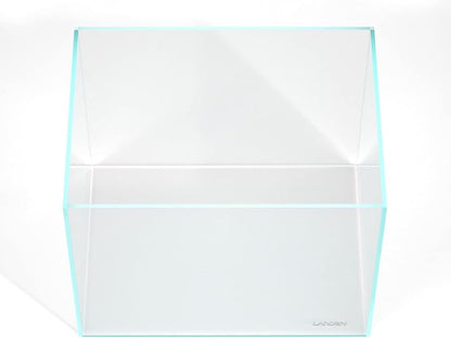 Landen 60H 30 Gallon Rimless Low Iron Aquarium Tank, 23.6" W × 17.7" D × 17.7" H (60cm x 45cm x 45cm) 8mm Thickness with Black Nano Foam Leveling mat Included