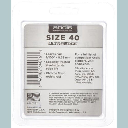 Andis 64072 Ultra Edge Detachable Clipper Blade – Comprised Of Alloy Steel & Carbon, Exclusive Hardening Process For Dogs & Medium-Sized Animals