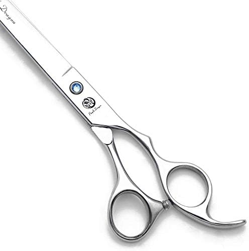 Purple Dragon 5"/5.5"/6"/6.5"/7"/7.5"/8"/9"/10" Sharp Edge Hair Cutting Shears Pet/Puppy/Cat Grooming Scissors with Bag - Perfect for Barber or Dog Groomer