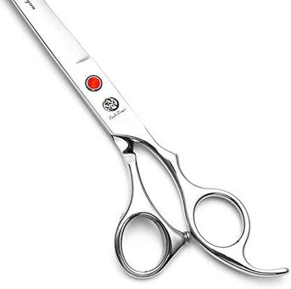 Purple Dragon 5"/5.5"/6"/6.5"/7"/7.5"/8"/9"/10" Sharp Edge Hair Cutting Shears Pet/Puppy/Cat Grooming Scissors with Bag - Perfect for Barber or Dog Groomer