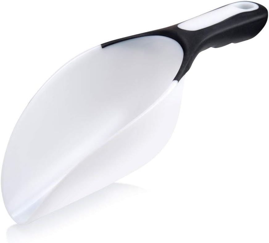 Rockland Guard Large Scooper for Dry Goods - Ice Scoop for Ice Machine Flour & Coffee Scoop - Dishwasher-Friendly 1 Cup Measuring Scoop for Pet Dog & Cat Food, Kitchen & Pantry Ingredients - [2-Pack]