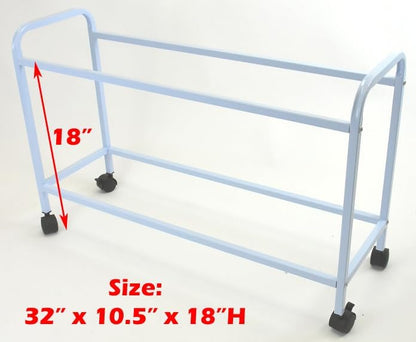 LOT of NO Rust Stainless Galvanized Zinc Plated Stackable Breeder Bird Flight Cage with Removable Center Divider and Breeding Nest Doors 30"x11"x15"H with Rolling Stand