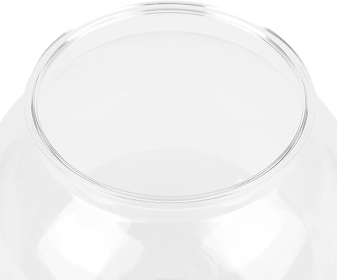 Plastic Fish Bowl, Heavy Duty Vase Sturdy Break Proof Clear Round Vase Fish for Candy, Carnival Games, Prizes, Centerpieces and Party Decoration Supplies BPA- L