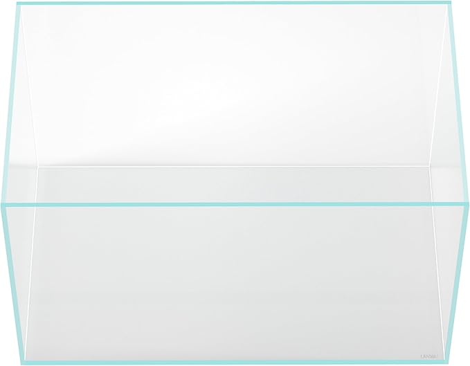 LANDEN 75H 37 Gallon Rimless Low Iron Aquarium Tank, W29.5×D17.7×H17.7 in(75x45x45cm) 8mm Thickness with Black Nano Foam Leveling mat Included