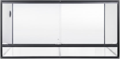120 Gallon Bearded Dragon Tank, 48"x24"x24" (4x2x2 ft) Large Reptile Terrarium, Reptile Enclosure with Aluminum Frame, Mesh Top, Sliding Lock Doors