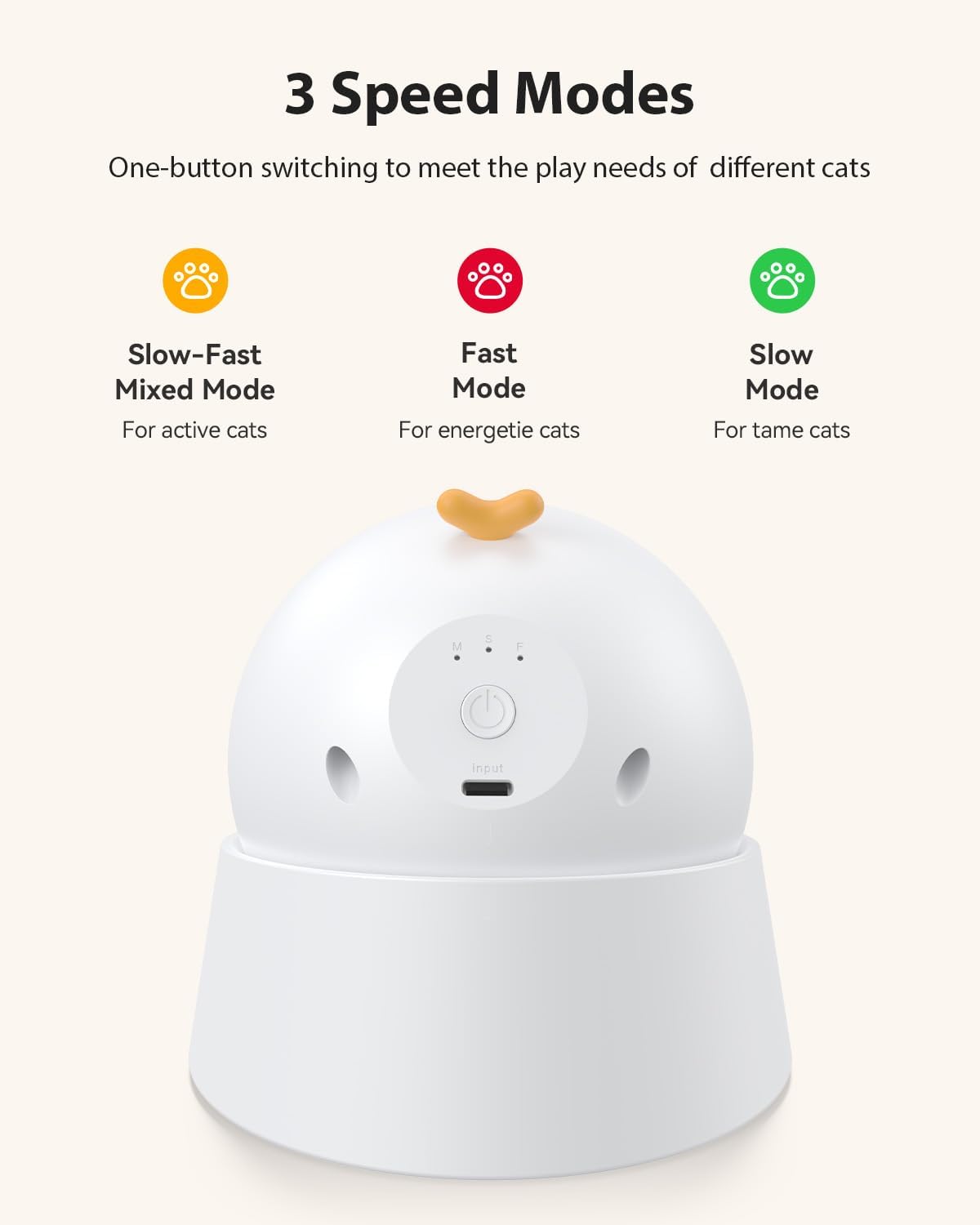 ROJECO Auto Laser Cat Toy - Random Motion Track, Magnetic 360° Base, Run Quiet,Rechargeable with 1000mAh Battery, Auto Sleep & 3 Speed Modes, Safe for Cats,Interactive Cat Gifts Toys for Bored Indoor