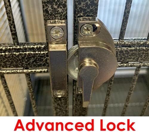 Extra Large 28" x 22" x 65"H Double Ladders Open Play Top Wrought Iron Bird Parrot Parttot Finch Macaw Cockatoo Cage, Include Seed Guard and Toy Hook