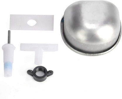 Rabbit Water Bowl, Stainless Steel Rabbit Water Dispenser, 2.6 x 1.1in Removable Hanging Pet Cage Water Bowl for Squirrels, Chinchilla, Hamster and Other Small Pets