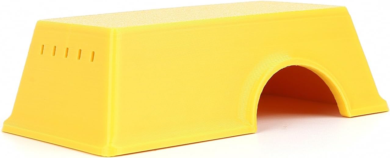 Snake Hide, Leopard Gecko Tank Accessories for Reptile Ball Python Crested Gecko Lizard Bearded Dragon - YellowHideS