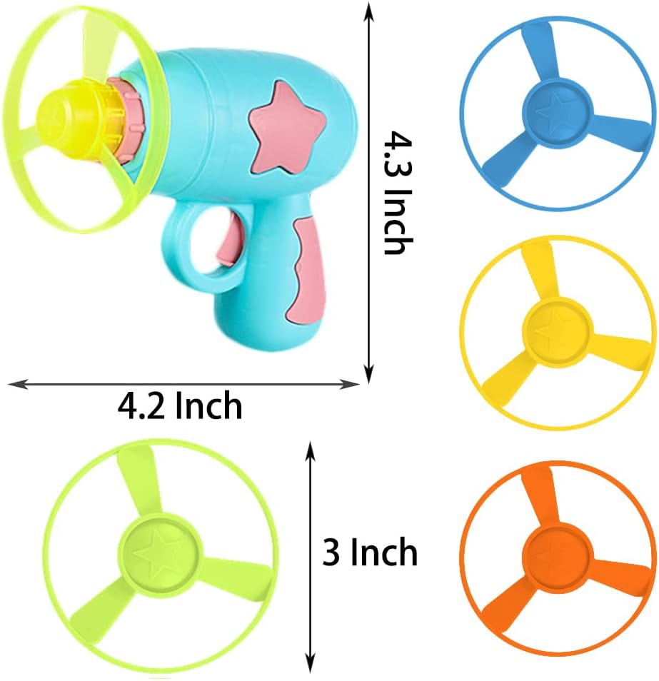 15 Pieces Cat Fetch Toy with Colorful Flying Propellers Set, Cat Playing Tracking Interactive Toys for Kitten Chasing Training Hunting