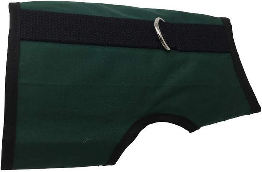 Kitty Holster Cat Harness – Secure Cat Harness for Walking, Soft Cotton Cat Accessories, Comfortable Fit, Strong Hook-and-Loop Closure, Made in USA – Green, S/M