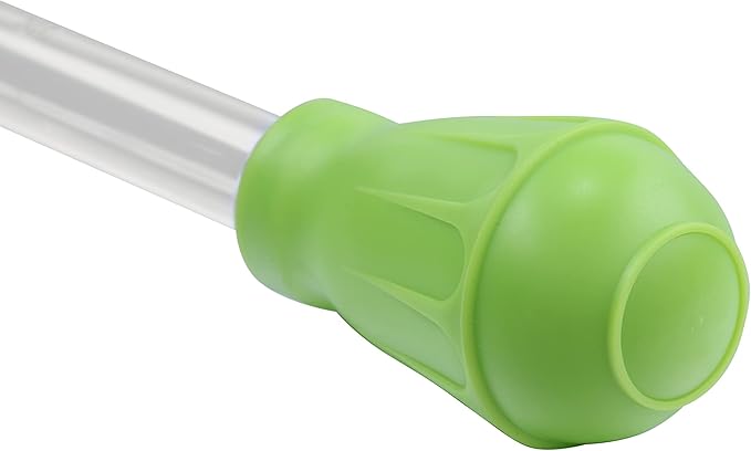 Coral Feeder SPS HPS Feeder with Extension Tube, Aquarium Long Syringe Dropper Pipette Turkey Baster for Marine Fish Feeding (Green/Extendable)
