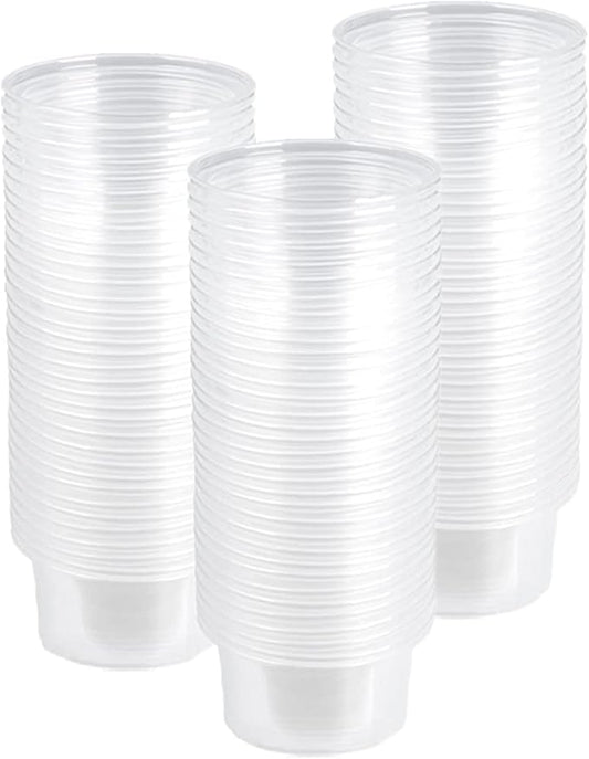 1oz Crested Gecko Food Cups, 100Pcs Reptile Plastic Feeding Dish