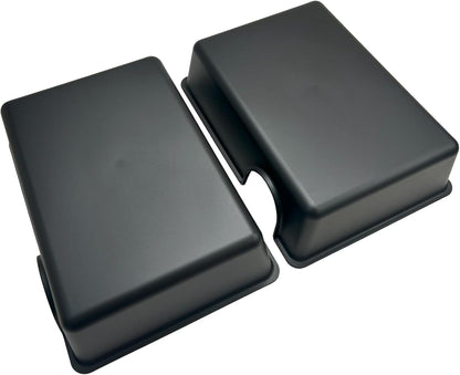 2 Pcs 12in Durable Large Reptile Hide, Ball Python Hide, Leopard Gecko Hide, Bearded Dragon Hide, Easy to Clean Reptile Cave for Tank, Snake Hide Large Enclosure (12" x 8.3" x 2.8" X-Large)