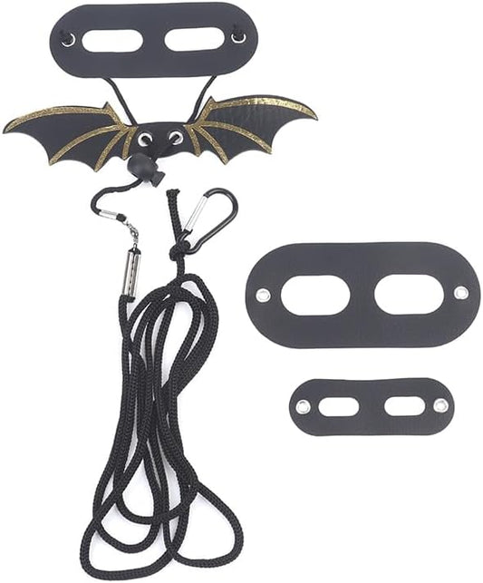 Leopard Gecko Accessories Lizard Harness Pet Hauling Cable Reptile Lizard Harness Small Animals Leashes (Gold)