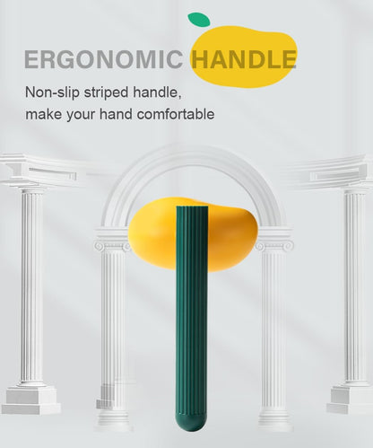 Self-Cleaning Dog & Cat Slicker Brush, Skin Friendly Deshedding Grooming Tool for Long or Short Haired Dogs Cats Rabbits, Dog Shedding Brush with Release Button - Mango