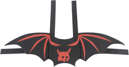 Pet Cat Bat Wings for Halloween Party Decoration, Dog Cosplay Bat Costume,Puppy and Cat Dress Up Accessories (Red Ghost, Small)