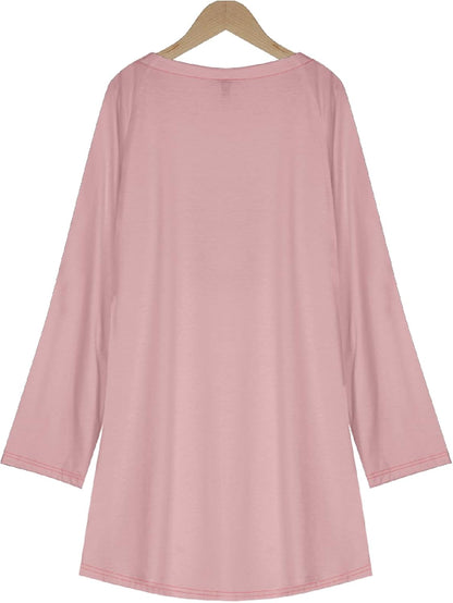 MARSVOVO Women Novelty Graphic Plus Size Sweater Crewneck Long Sleeve Cute Printed Loose Fit Casual Fall Sweaters Top