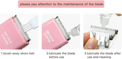 6 Pack Ceramic Blades Replacement for Dog Grooming Clippers, Detachable Pet Clipper Blades for Dogs,Cats Hair Trimming