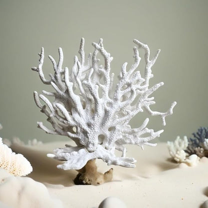 Fish Tank Decorations,Aquarium Corals Decoration, Aquarium Ornaments, Fish Tank Coral, Aquarium Corals Decoration, Fish Decorations for Aquarium (White, Medium)